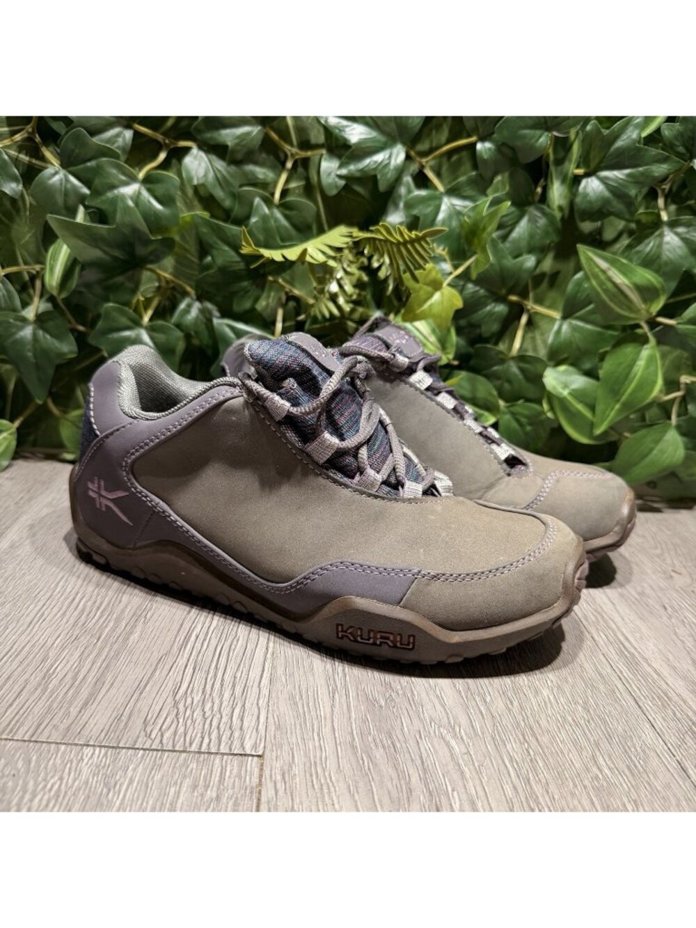 Kuru Chicane Womens Hiking Shoes Sz 7.5  W Trail Running Gray Lace Up Sneakers